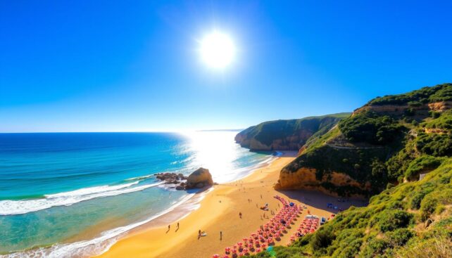 praia mais quente de portugal