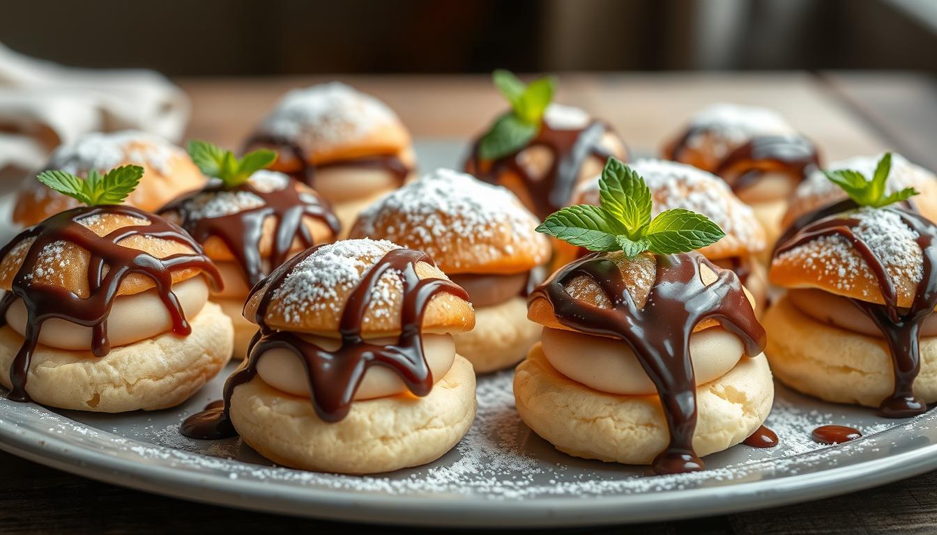 profiteroles receita fácil